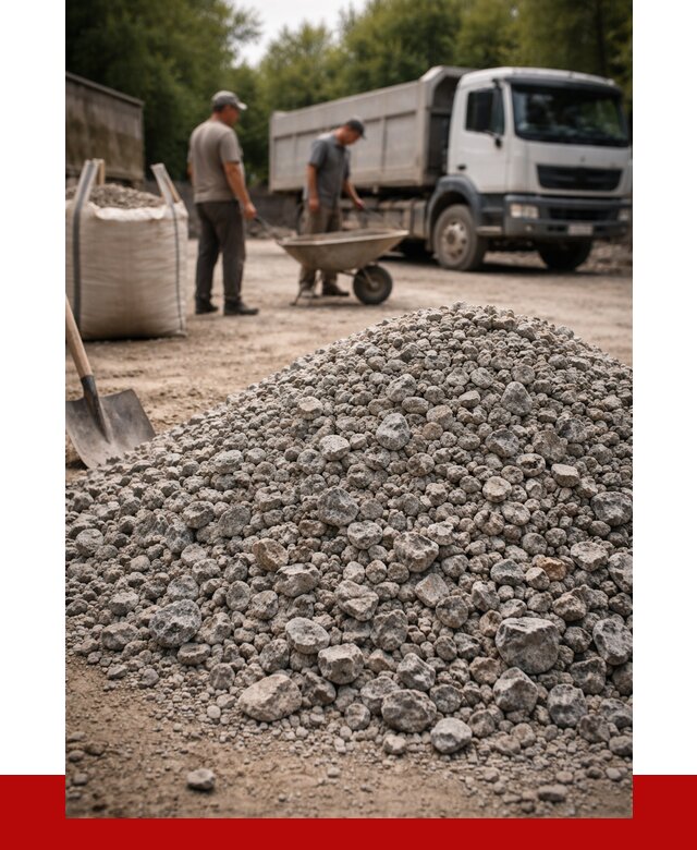 Гранитный щебень фракция 20-40 в Павлове от 3244 руб. ПРОНЕРУДПвв