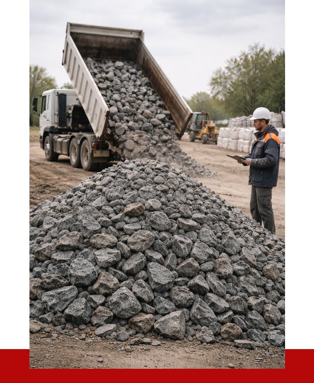 Гранитный щебень фракция 100-200 в Павлове от 4258 р. ПРОНЕРУДПвв