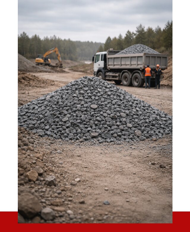 Щебень габбро диабаз фракция 40-70 в Павлове от 2230 р-ПРОНЕРУДПвв