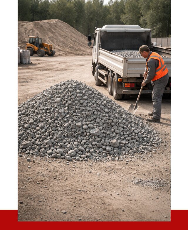 Гравийный щебень фракция 5-10 в Павлове от 2230 р. | ПРОНЕРУДПвв