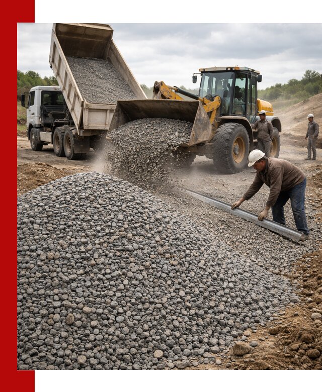 Гравийный щебень фракция 5-20 с доставкой в Павлове