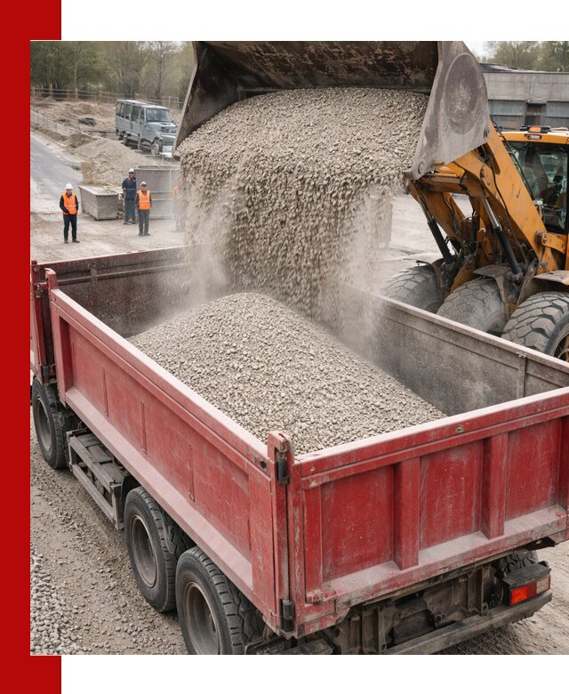 Купить известняковый щебень фракции 0-5 с доставкой в Павлове