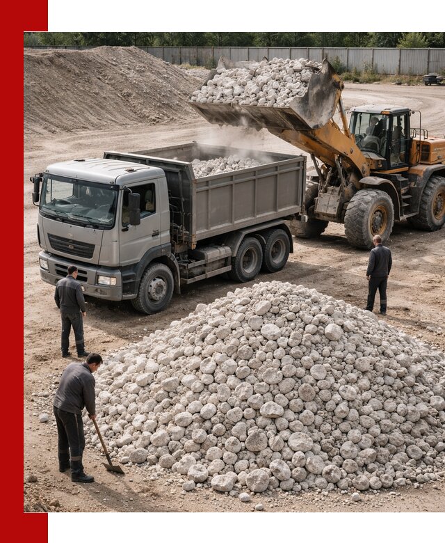 Известняковый щебень фракция 70–150 с доставкой в Павлове