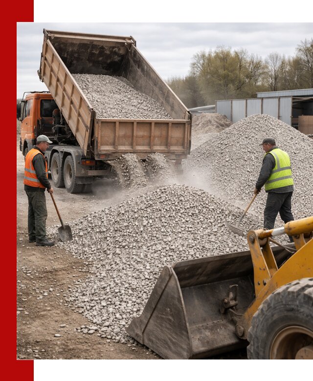 Доломитовый щебень фракции 5-20 с доставкой в Павлове