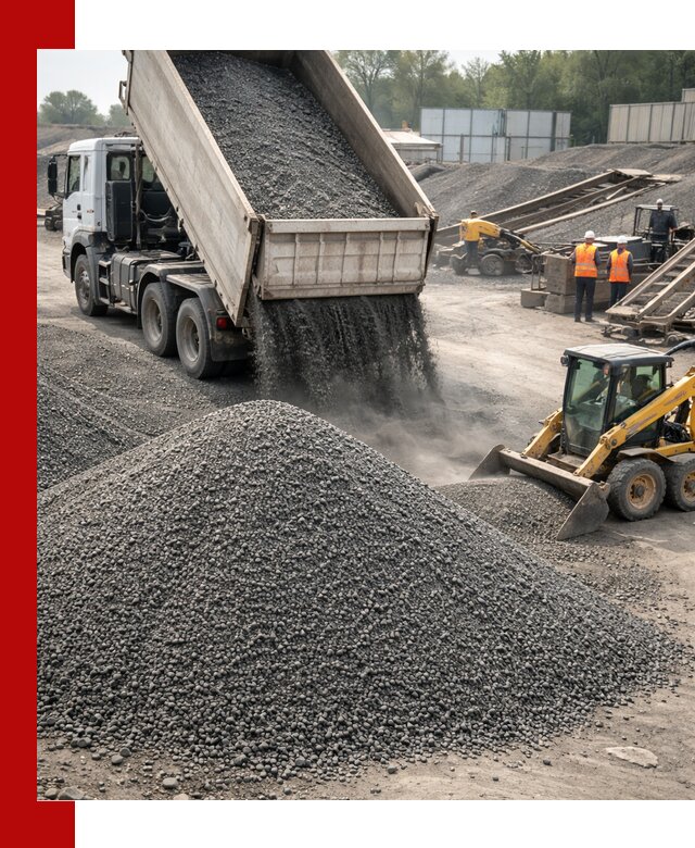 Вторичный щебень фракция 0–5 с доставкой в Павлове