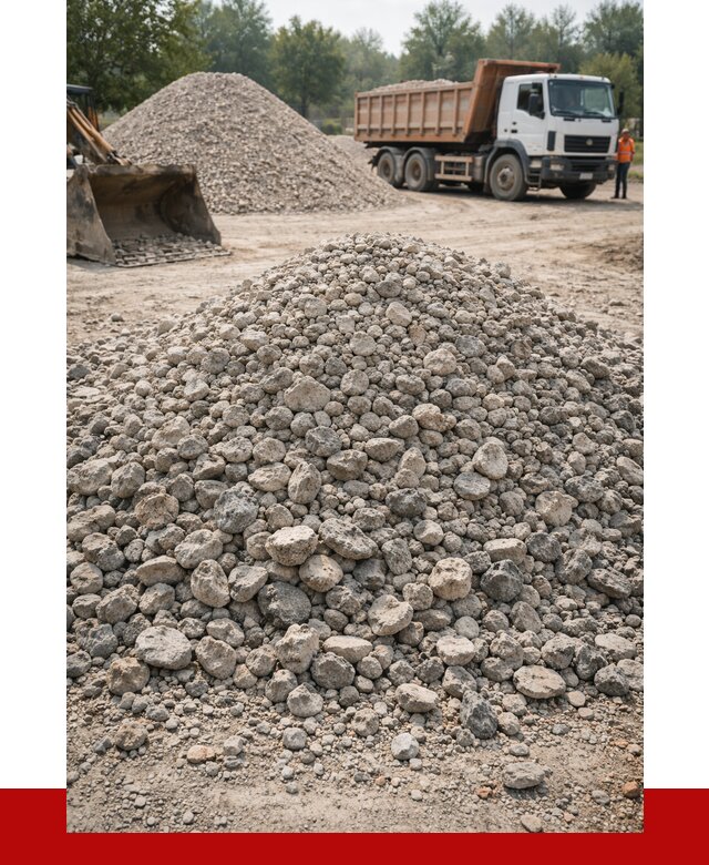 Вторичный щебень фракция 20-40 в Павлове от 2230 р ПРОНЕРУДПвв