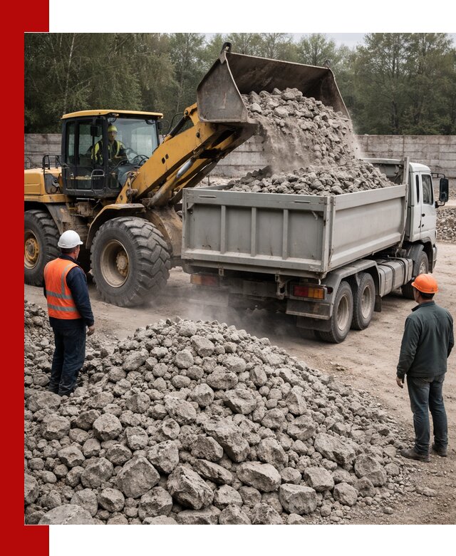 Вторичный щебень фракция 70–150 в Павлове с доставкой