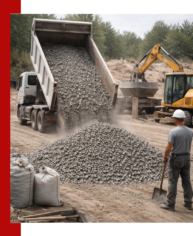 Доставка и продажа бетонного щебня в Павлове