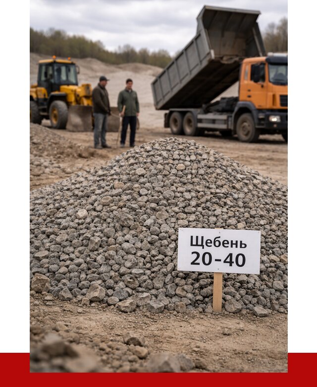 Бетонный щебень фракция 20-40 в Павлове от 2484 р. | ПРОНЕРУДПвв