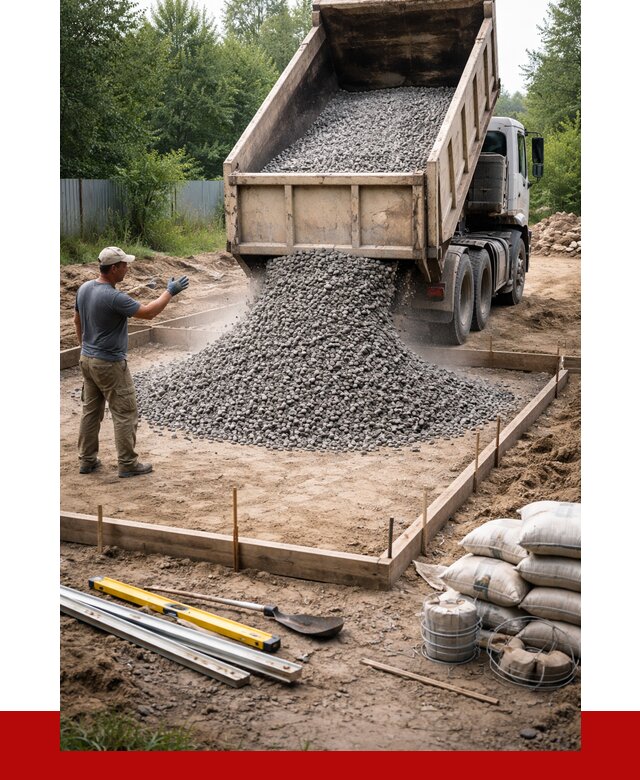 Купить щебень для фундамента в Павлове от 4562 р. | ПРОНЕРУДПвв