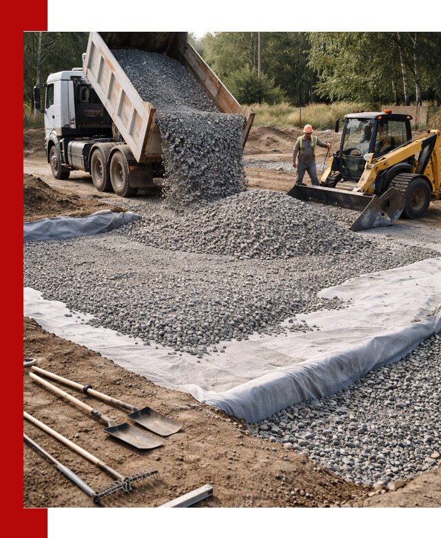 Щебень для фундамента с доставкой в Павлове