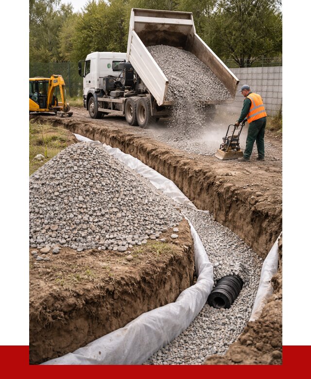 Щебень для дренажа в Павлове от 1875 р., ПРОНЕРУДПвв доставка