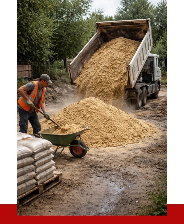 Купить песок с доставкой в Павлове от 1825 р. | ПРОНЕРУДПвв