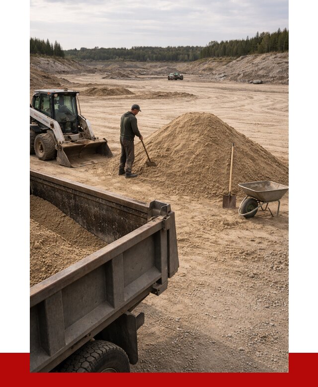 Карьерный песок среднезернистый в Павлове, от 2230 р. ПРОНЕРУДПвв