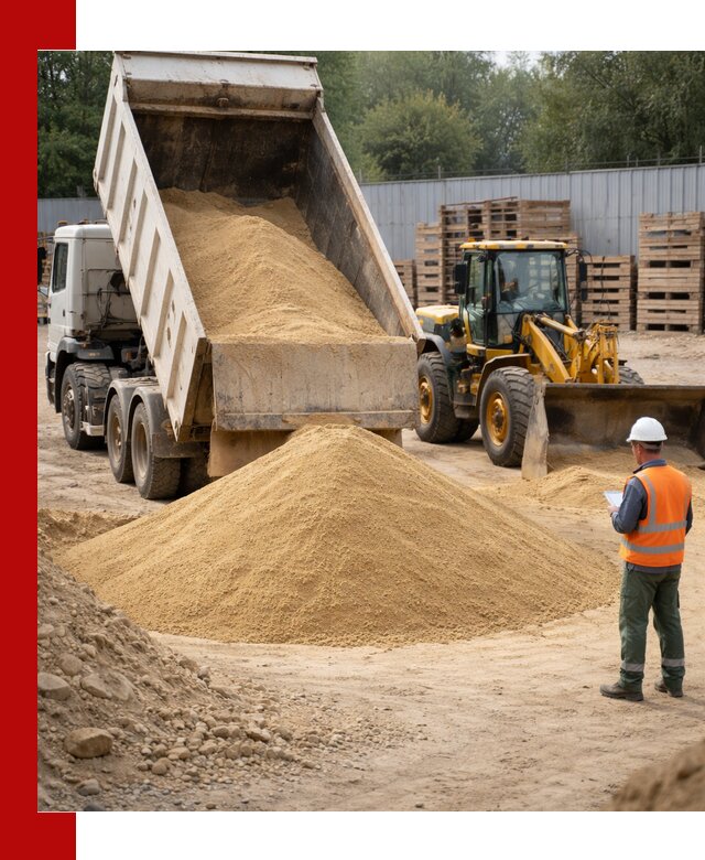 Доставка карьерного мелкозернистого песка в Павлове