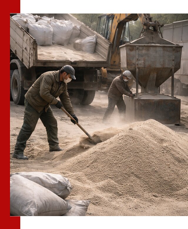 Кварцевый песок для пескоструя в Павлове — доставка и качество