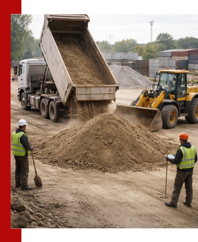 Доставка и продажа пескогрунта оптом и в розницу в Павлове