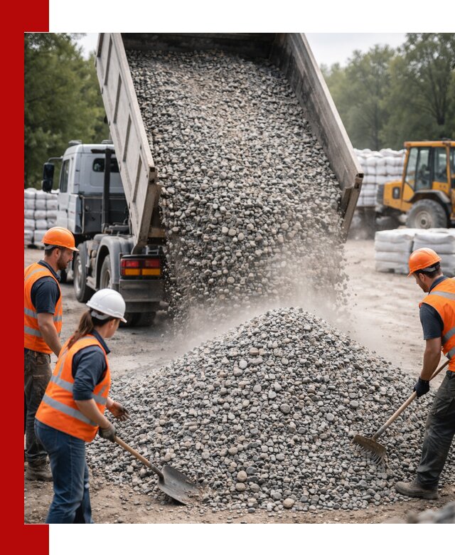Доставка гравия и камня в Павлове оптом и в розницу