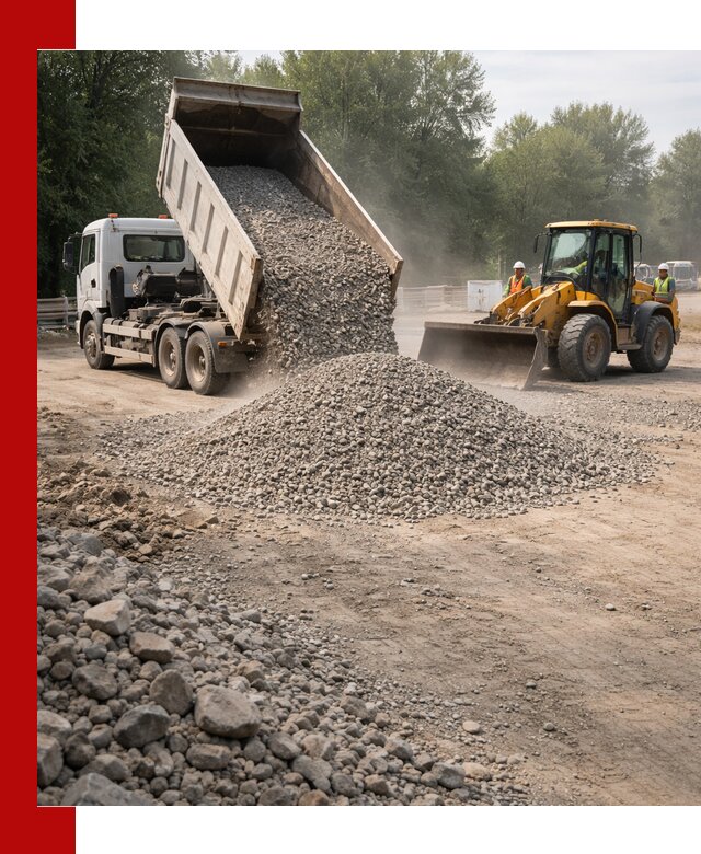 Гравий фракция 5–20 доставка в Павлове оптом и в розницу