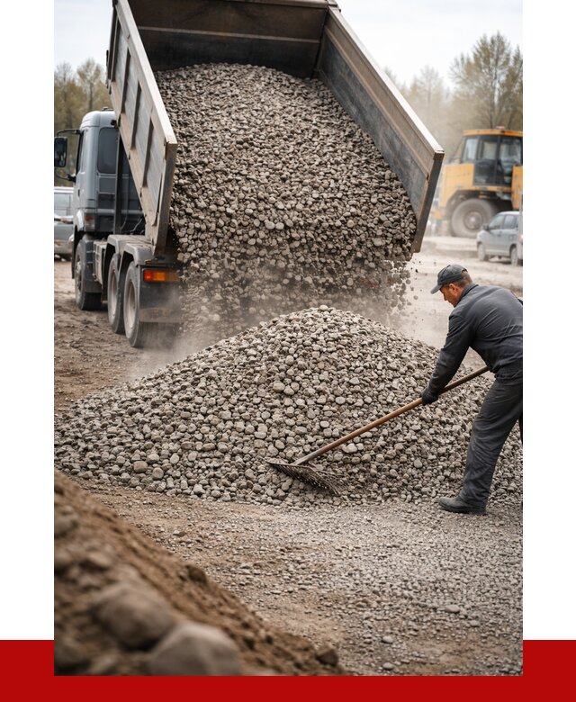 Гравий фракция 20-40 в Павлове от 2534 р. доставка | ПРОНЕРУДПвв