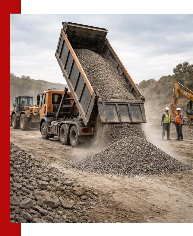 Щебёночно-песчаная смесь ЩПС С1 с доставкой в Павлове