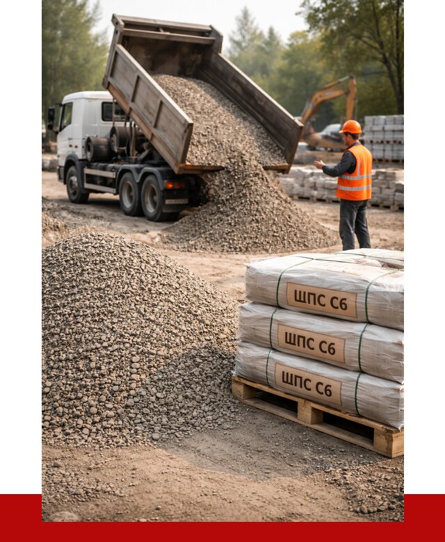 ЩПС С6 в Павлове с доставкой от 2230 р. за куб | ПРОНЕРУДПвв