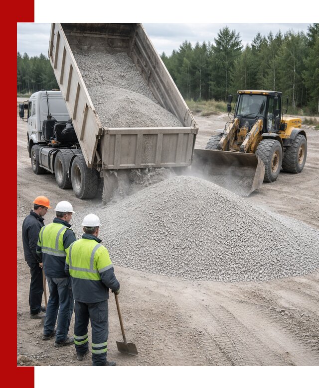 Известняковый отсев 0-5 доставка в Павлове быстро и выгодно