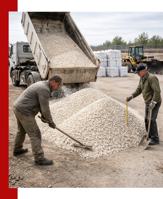 Мраморная крошка с доставкой и разгрузкой в Павлове