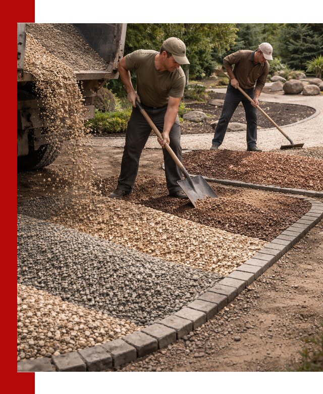 Декоративная крошка для ландшафта в Павлове — продажа и доставка