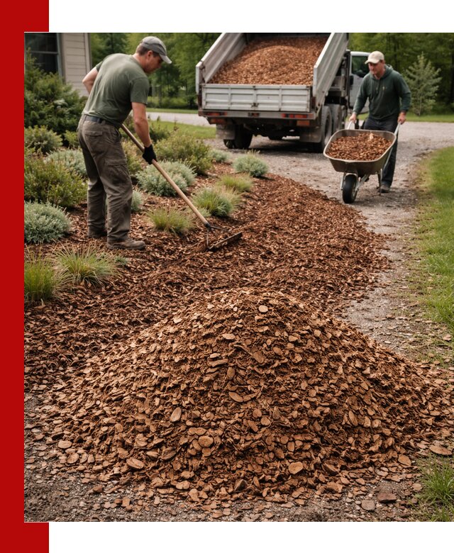 Крошка для мульчирования с доставкой в Павлове
