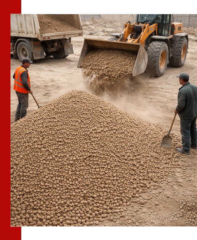 Керамзит фракция 10-20 с доставкой в Павлове