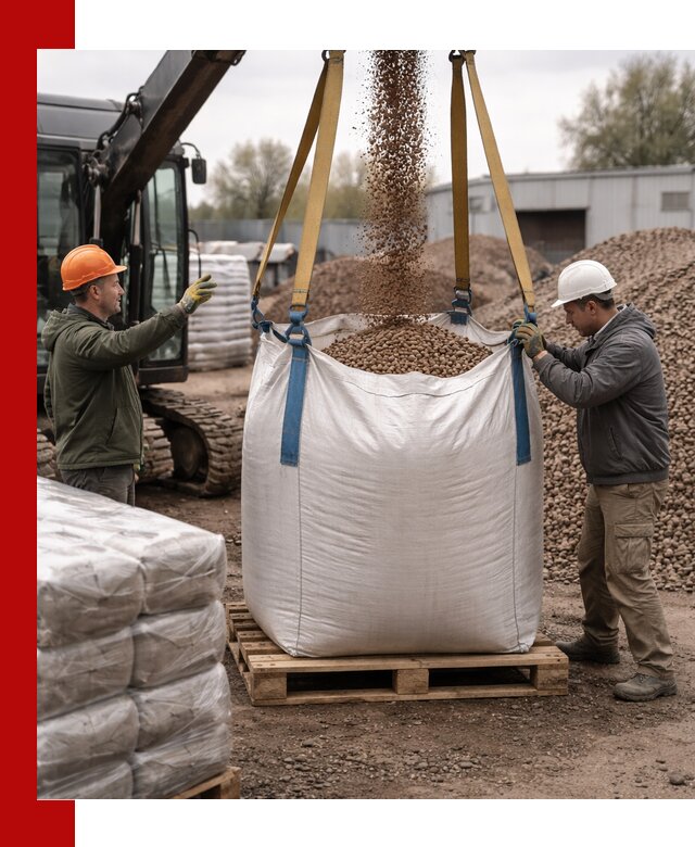 Керамзит в биг-бегах с доставкой в Павлове