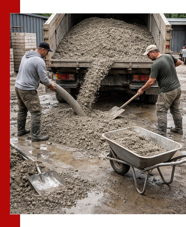 Цементно-песчаная смесь М150 доставка в Павлове