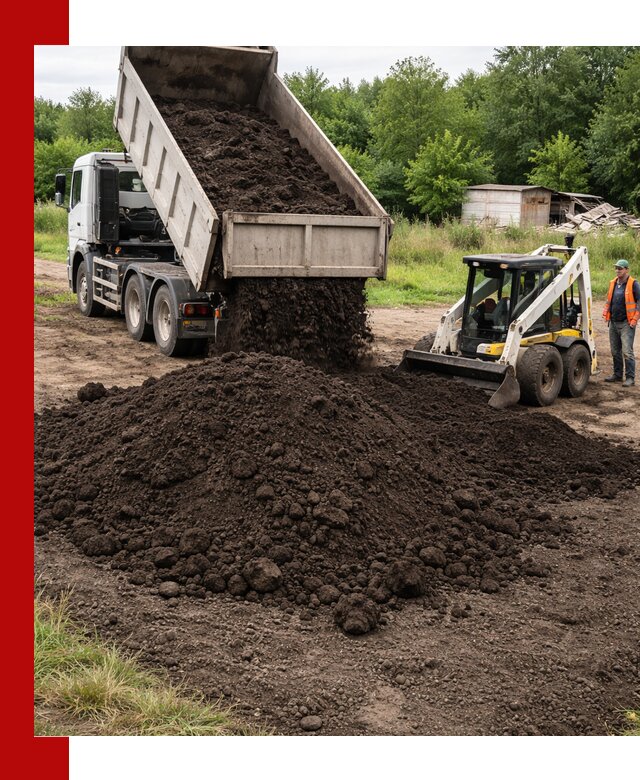 Поставка плодородной земли с доставкой самосвалом в Павлове