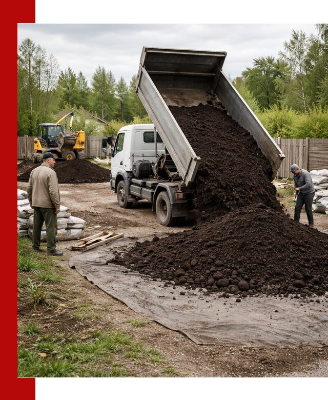Доставка качественного почвогрунта в Павлове оптом и в розницу