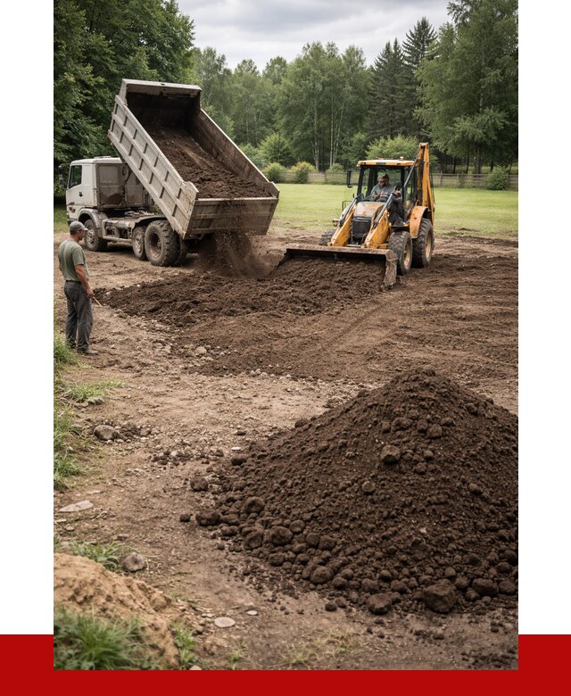 Грунт для выравнивания участка в Павлове от 1216 р. | ПРОНЕРУДПвв
