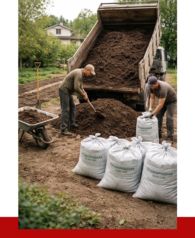 Плодородная смесь в Павлове от 4258 р./куб с доставкой | ПРОНЕРУДПвв