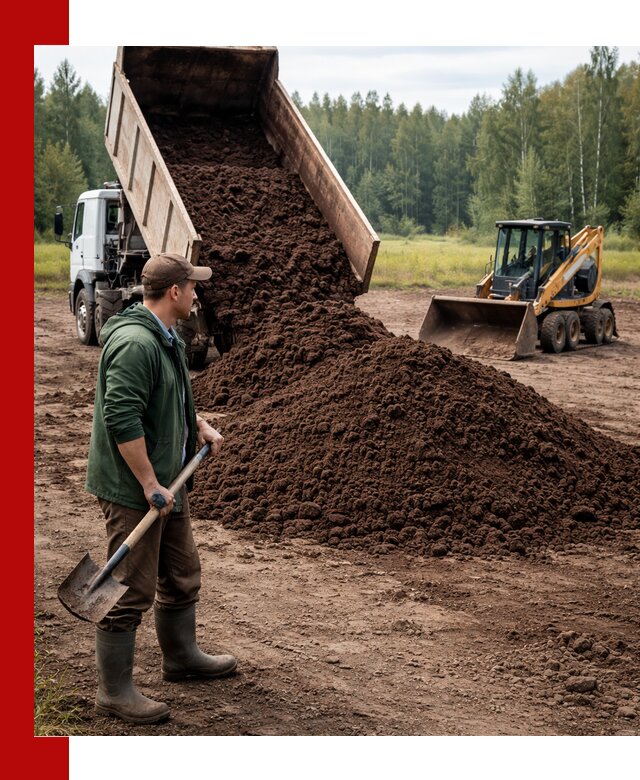 Купить верховой торф с доставкой в Павлове для садоводства и растений