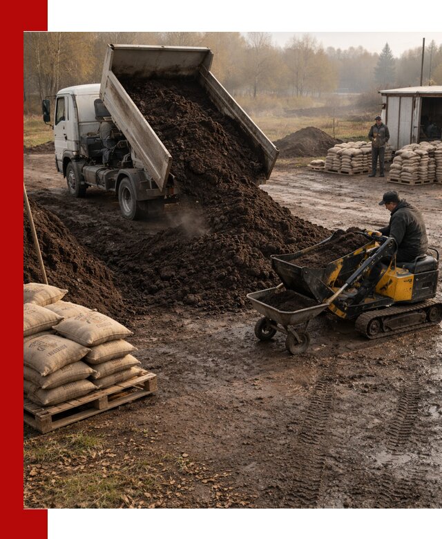 Кислый торф в доставке по выгодным ценам в Павлове