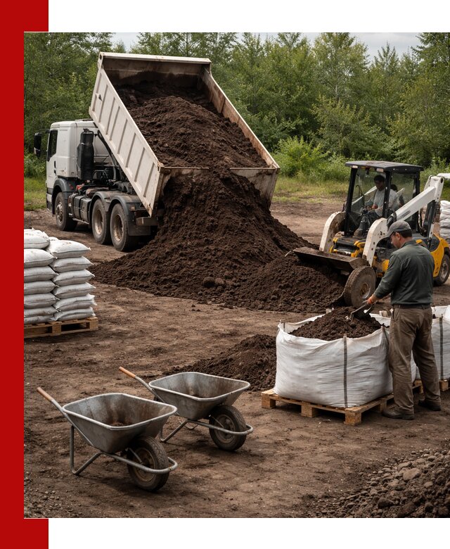 Доставка и продажа торфогрунта в Павлове оптом и в розницу