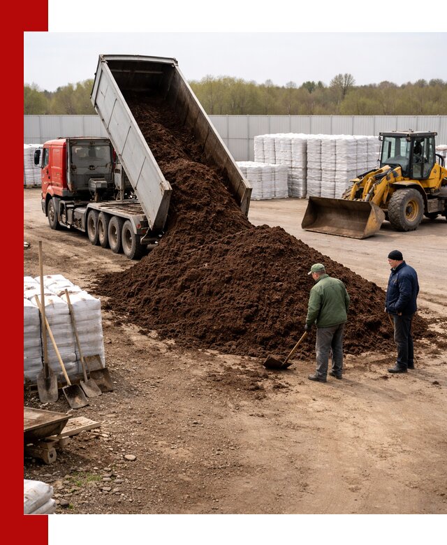 Доставка торфяных смесей оптом и в розницу в Павлове