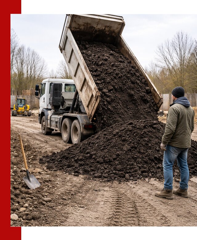 Доставка чернозема навалом в Павлове быстро и выгодно