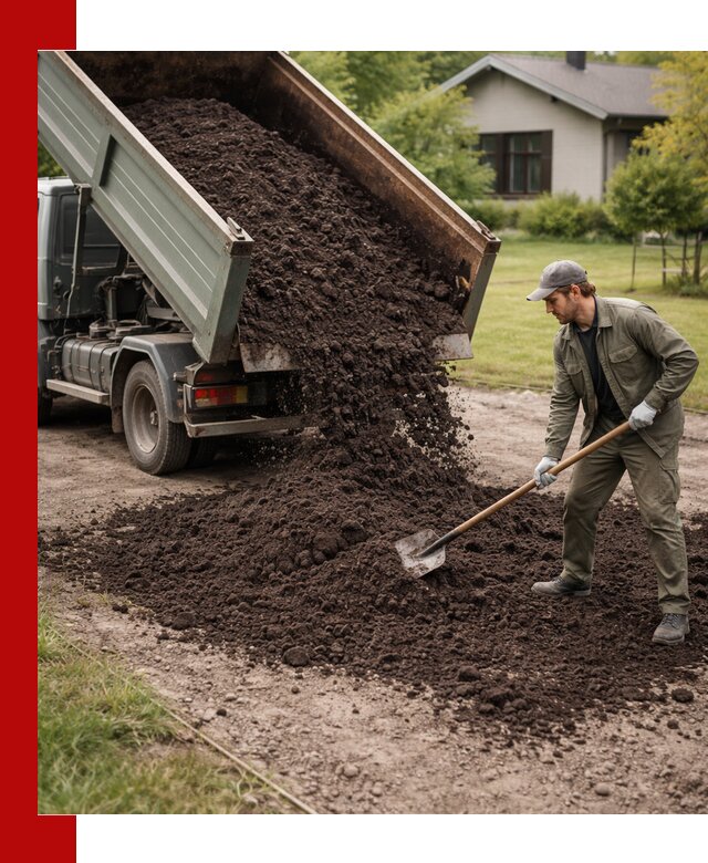 Чернозем для газона с доставкой в Павлове быстро и качественно