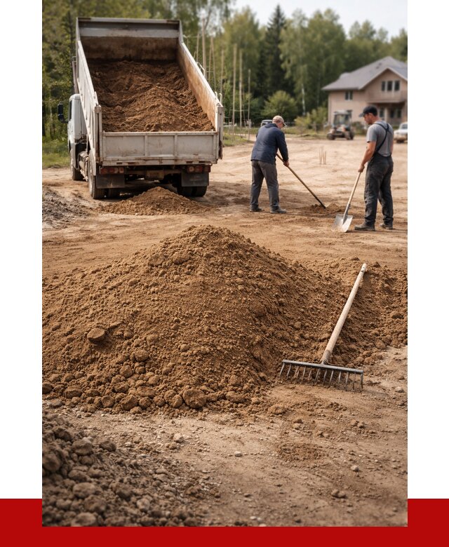 Суглинок для планировки в Павлове с доставкой от 4258 р. | ПРОНЕРУДПвв