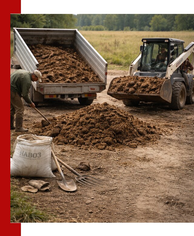 Доставка конского навоза в Павлове с разгрузкой и доставкой на объект