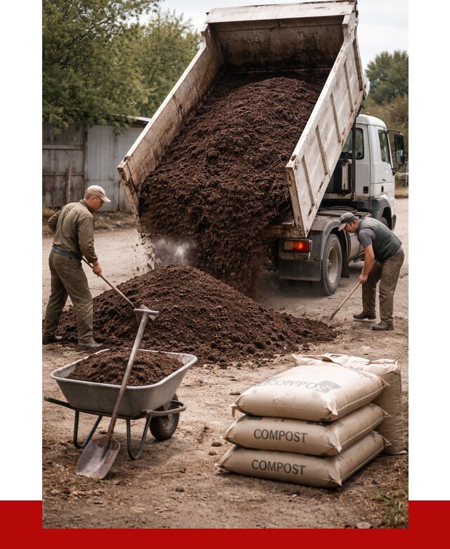 Купить компост в Павлове от 4258 р. за куб с доставкой | ПРОНЕРУДПвв