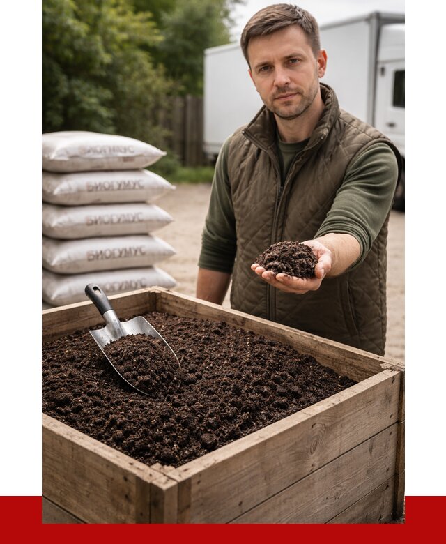 Купить биогумус в Павлове с доставкой от 8616 р. за куб | ПРОНЕРУДПвв