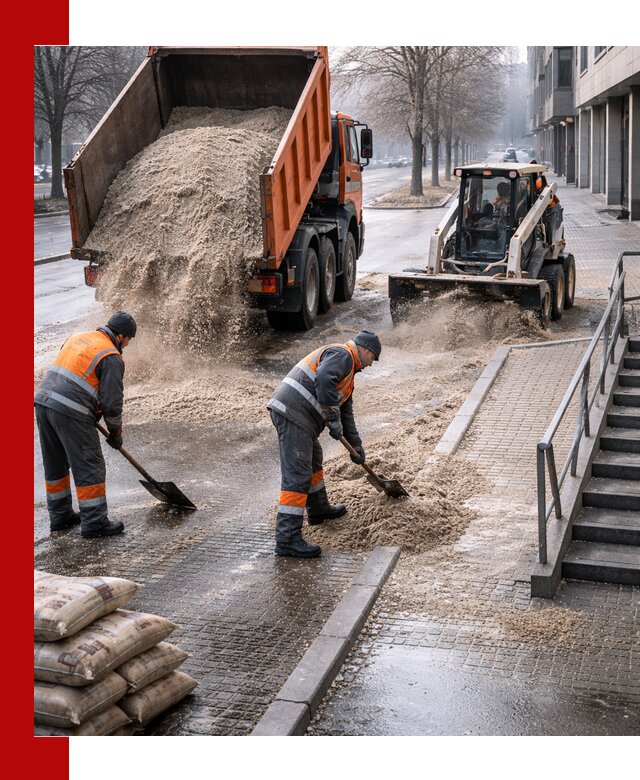 Поставка противогололедных материалов в Павлове