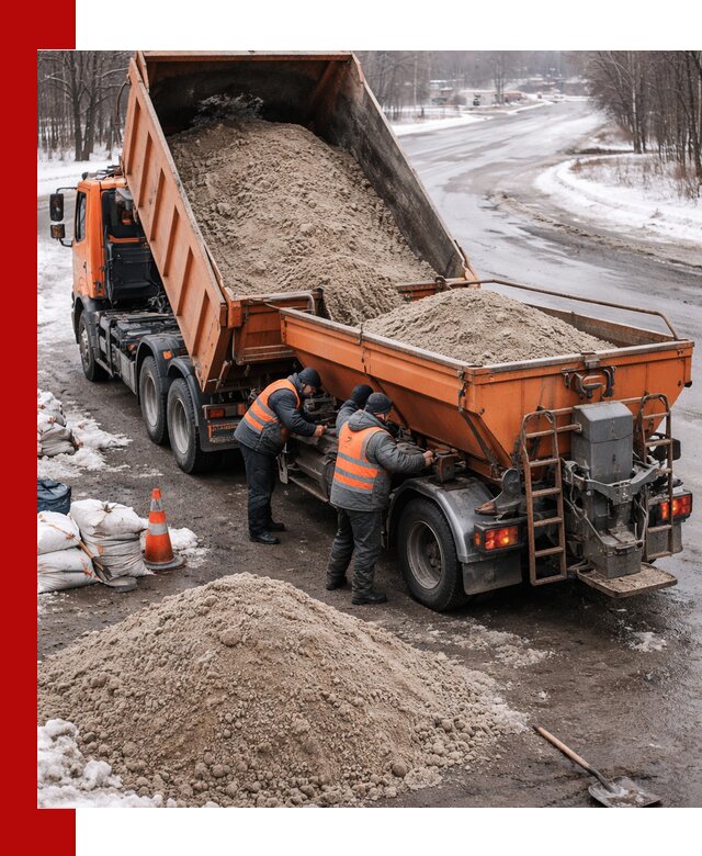 Поставка и вывоз пескосоля в Павлове оптом и в розницу