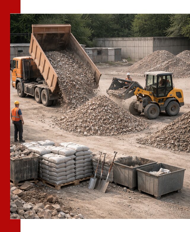 Вторичные материалы для отсыпки в Павлове — поставка и доставка